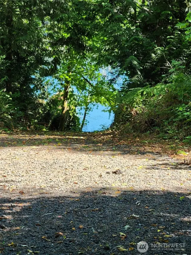 Community beach just 2 driveways down.