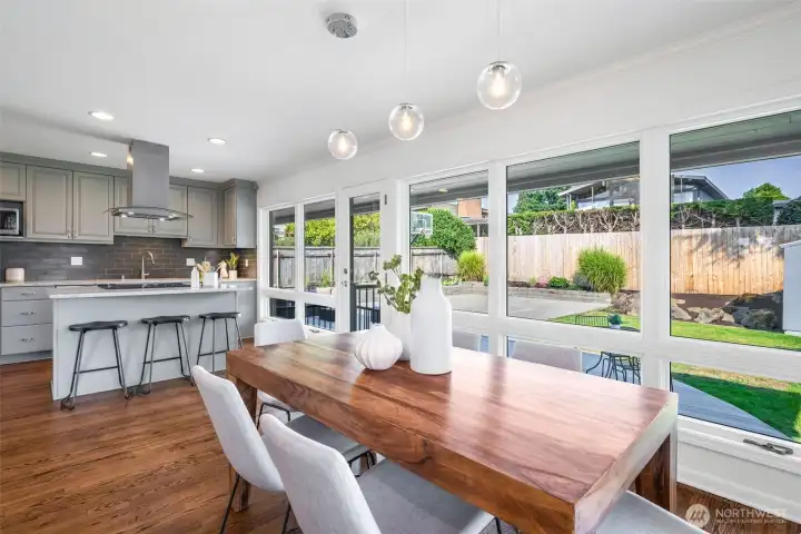 Beautiful wall to wall windows