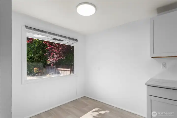 Unit E Dining area/nook