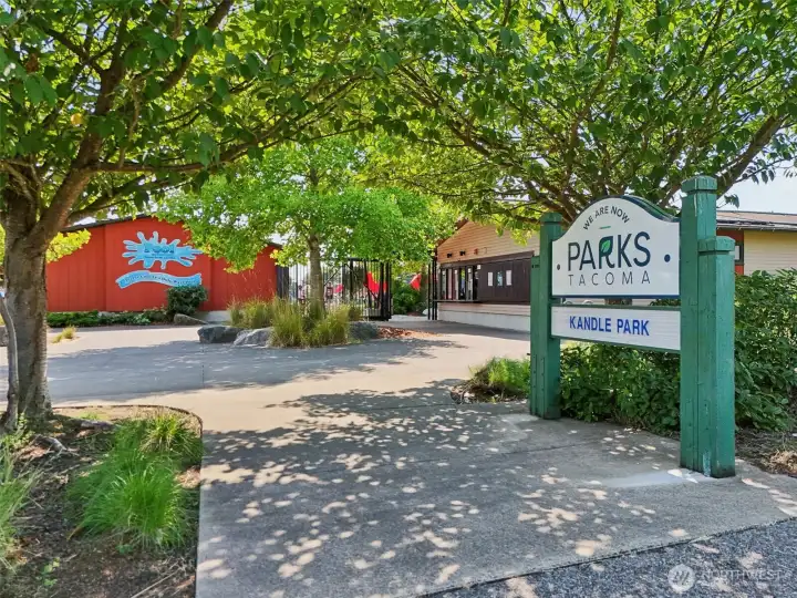 Kandle Park — just a short walk from the home. Enjoy access to Tacoma’s popular outdoor space featuring a community pool, splash area, shaded walking paths, and family-friendly amenities right in the neighborhood.