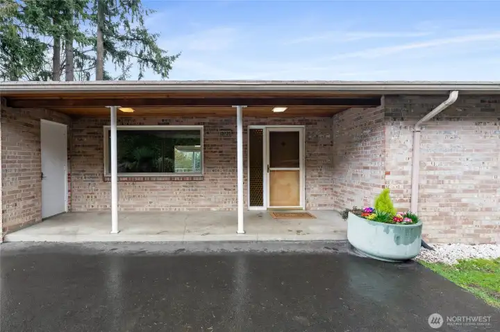 First time on the market! Total mid century vibe covered porch.