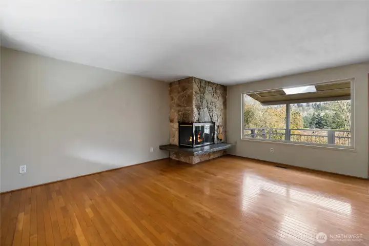 Glorious hardwoods, and natural light coming in from large picture windows that you just don't find anymore.