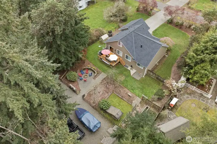 Spacious half acre property