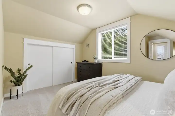 1 of 2 bedrooms upstairs
