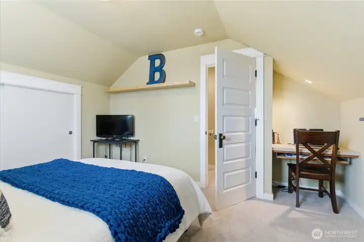 2nd of 2 bedrooms upstairs