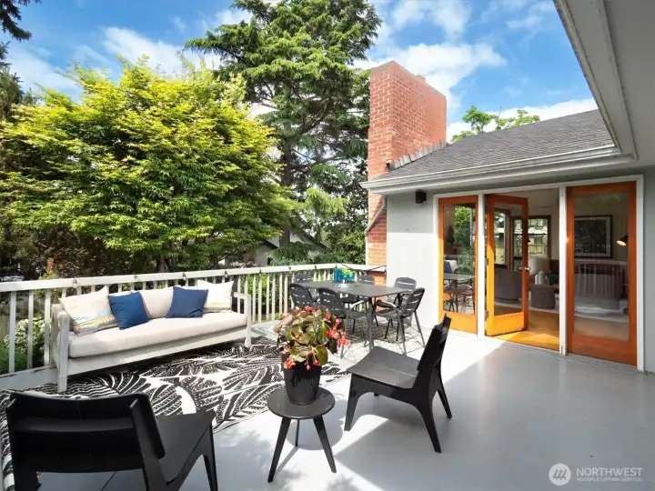 The perfect place to enjoy coffee in the morning or a BBQ for dinner.