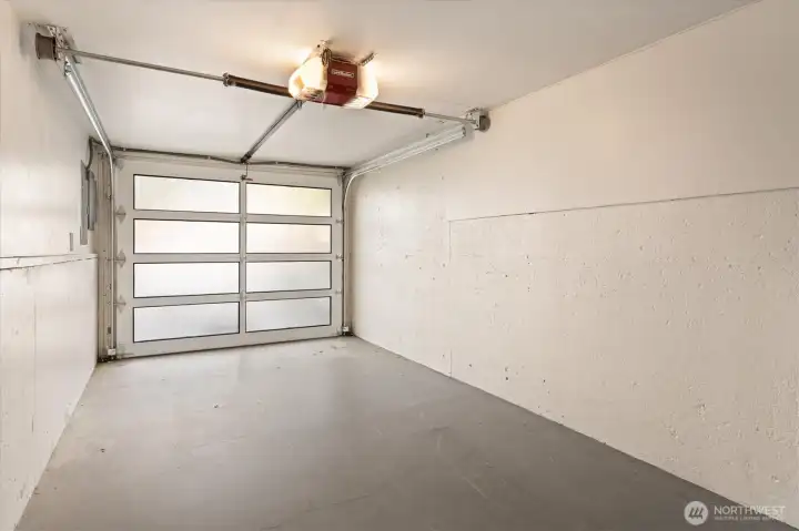 Attached 1-car garage.