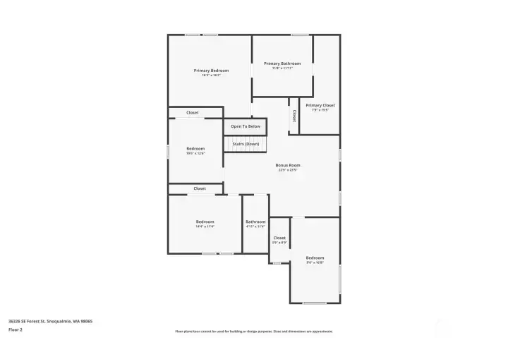 Upper Floor Plan