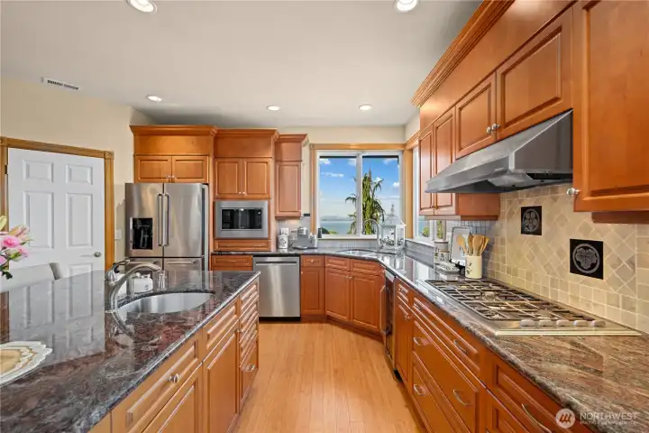 Slab Stone and Stainless Steel~