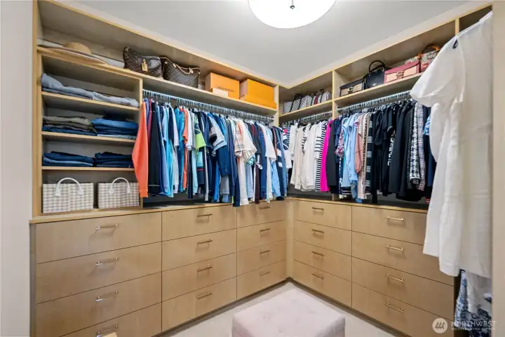 New Custom Closet Organization w/ Soft-Close Cabinetry for Adaptable Storage~