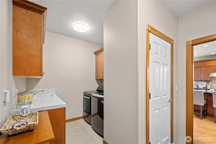 Main Floor Laundry/Utility Center Off Garage~