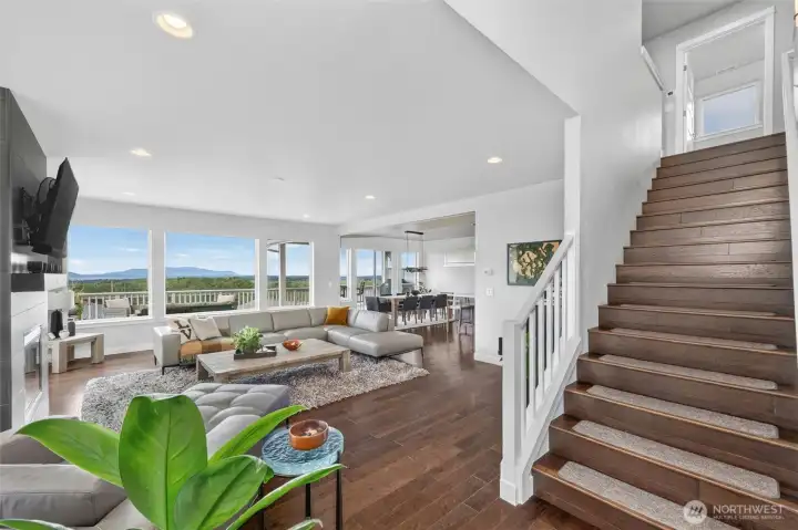 Entry leads to this Open Space floorplan showcasing 180degree water, island and territorial views Entry leads to this Open Space floorplan showcasing 180degree water, island and territorial views