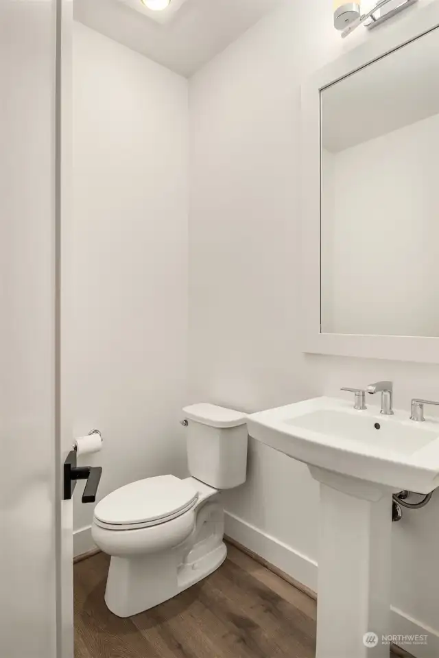 Main floor powder room