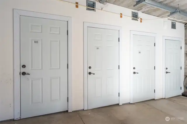 secure storage in garage