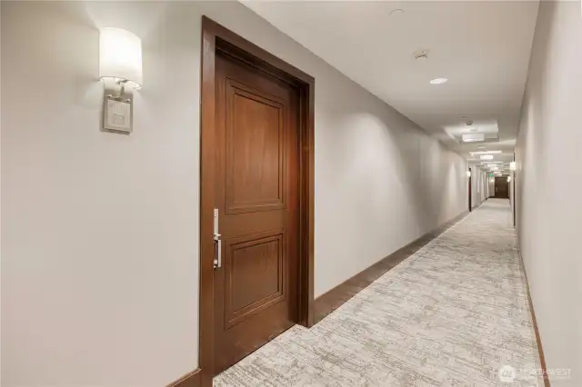 Welcome home! Wide entry door to the home.