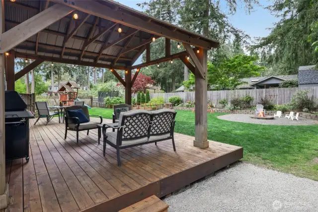Pergola included!