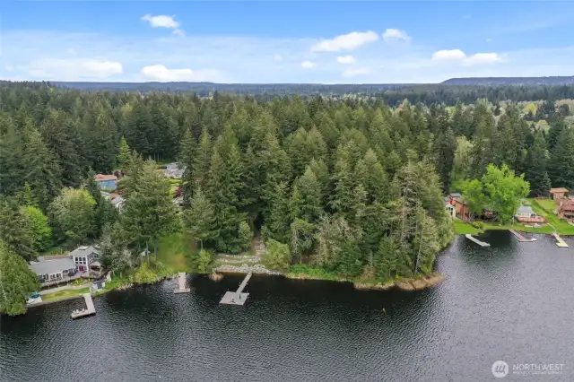 Private lake access at Hearing Park.