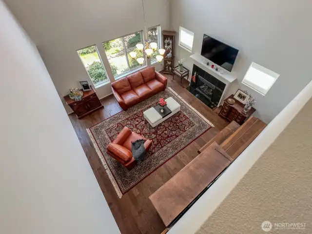 The view from the upstairs loft- having your own space but still being connected has never been easier.