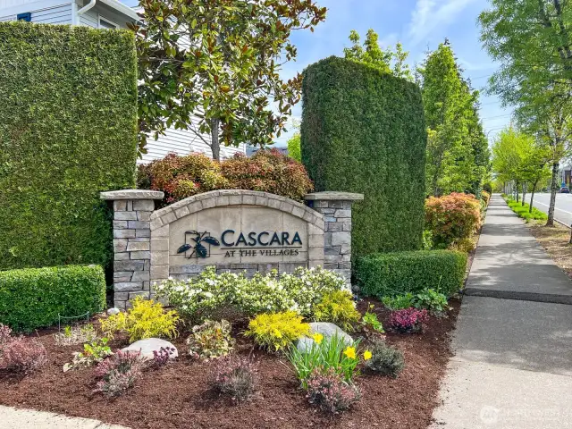 Cascara at the Villages is a special, beautifully maintained 55+ community in the master-planned Redmond Ridge community of Redmond. Cascara is quiet and private but minutes from vibrant shopping, year-round golf, fine dining, and miles of walkable (and bikeable!) trails. You set the pace!