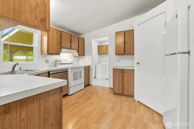 Large open kitchen