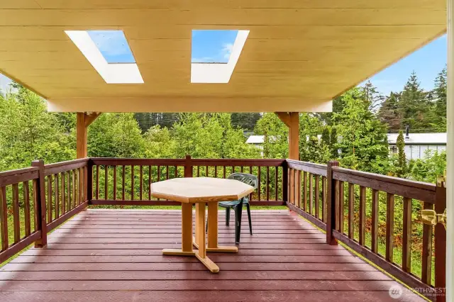 Back covered deck