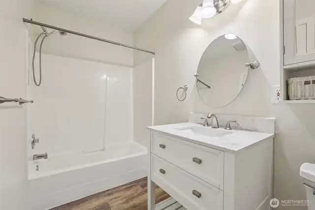 lower level bathroom