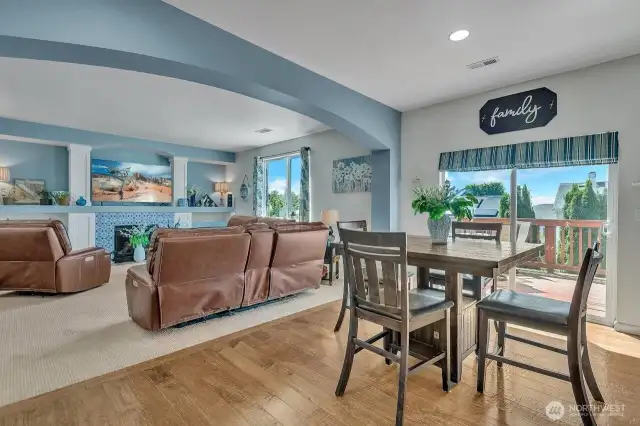 Great sized eating area