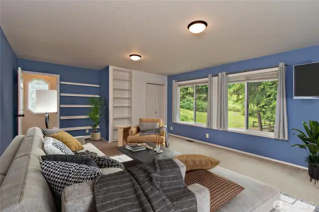 Upstairs media room or bedroom