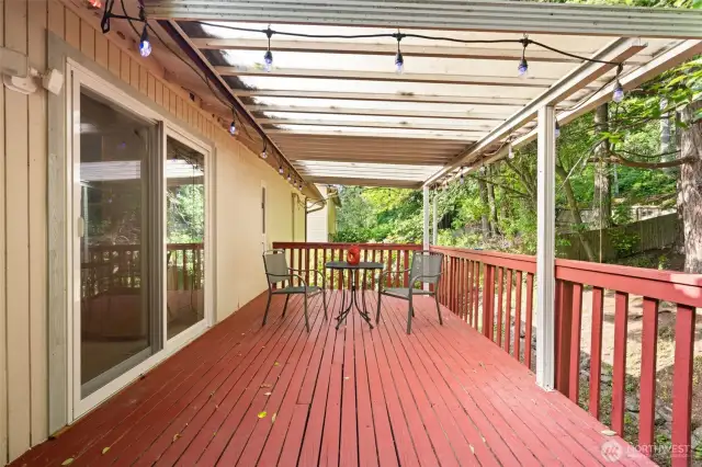 Deck off of Kitchen
