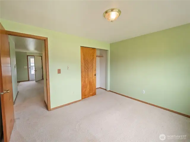 Bedroom in unit 1.