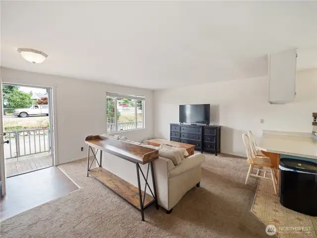 Living room of unit 1.