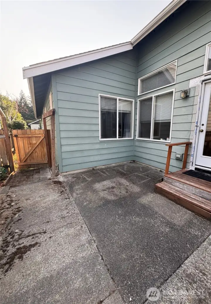 Patio area