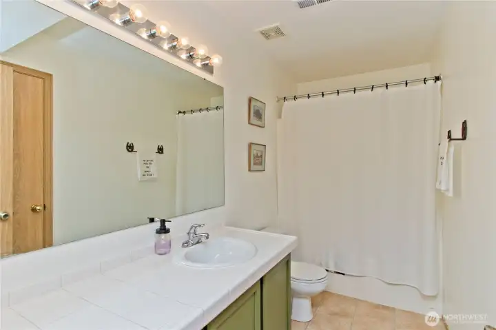 Downstairs  full bathroom