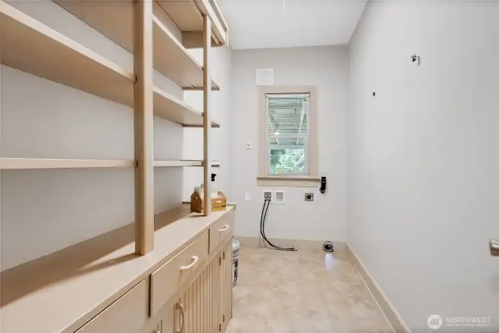Laundry room on main floor