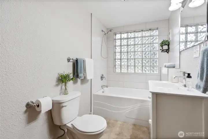 Full bathroom on main floor.