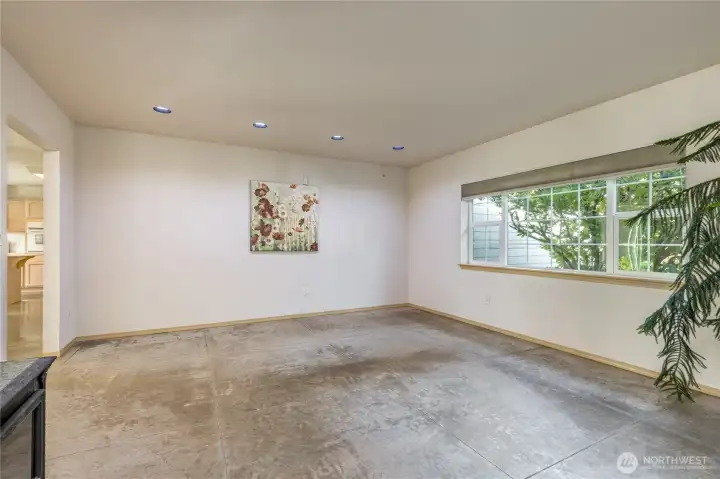 The whole home has radiant in-floor heating for even, energy-efficient warmth from the ground up — no vents, no drafts