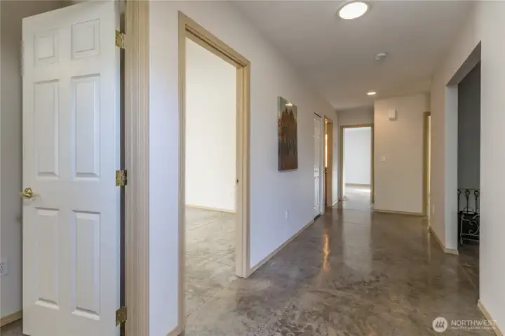 Several Solatubes provide excellent natural light throughout the home