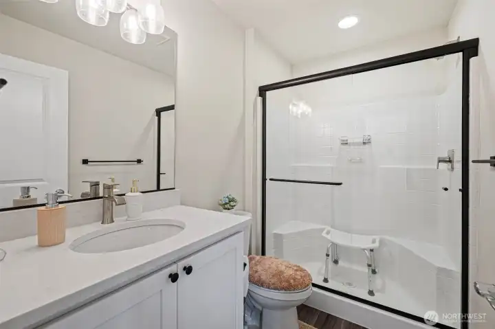 Sizeable private bathroom