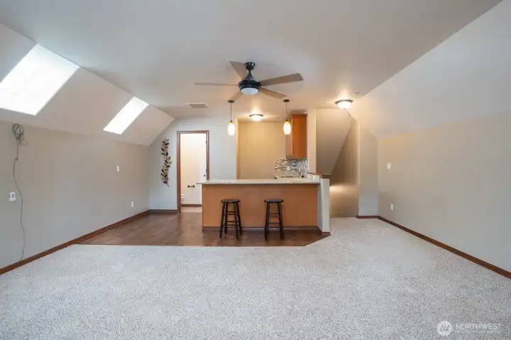Upstairs Bonus room/family room