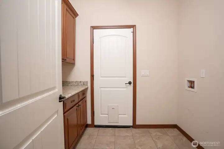 main floor laundry room