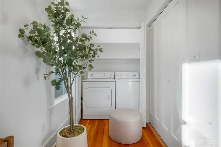 you'll love the convenience of laundry on the main floor!