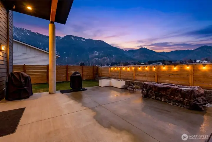 Back Patio without Staging