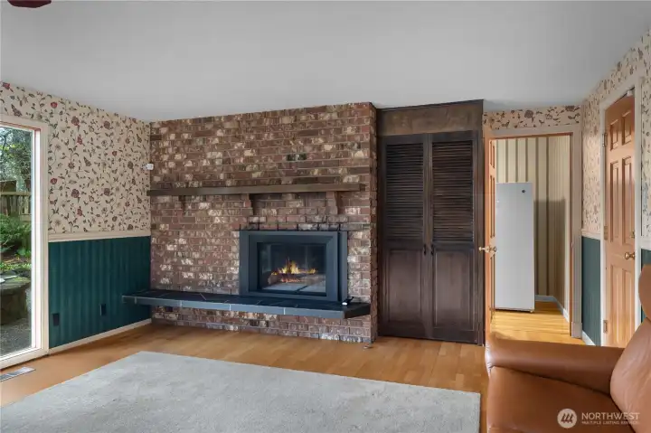 Gas Fireplace and Wet Bar/Coffee Bar