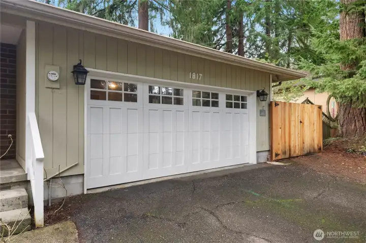Two Car Garage with Room for Toys & Projects