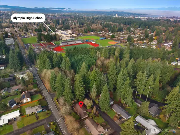 Shows Proximity to Olympia High School