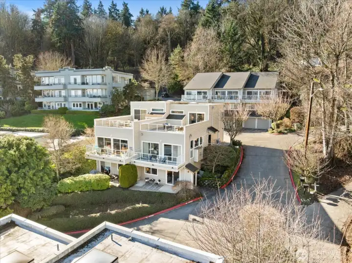 This home shares one wall in this unique community