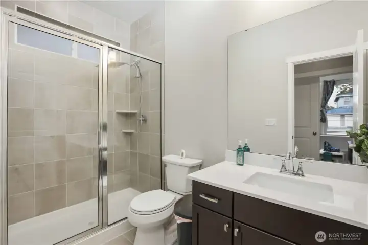 Main level 3/4 bath.