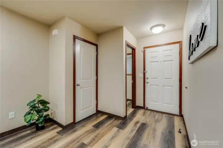 Lighted Pantry Closet