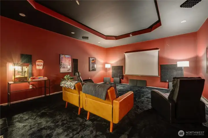 Yes it is prewired for stellar quality projection