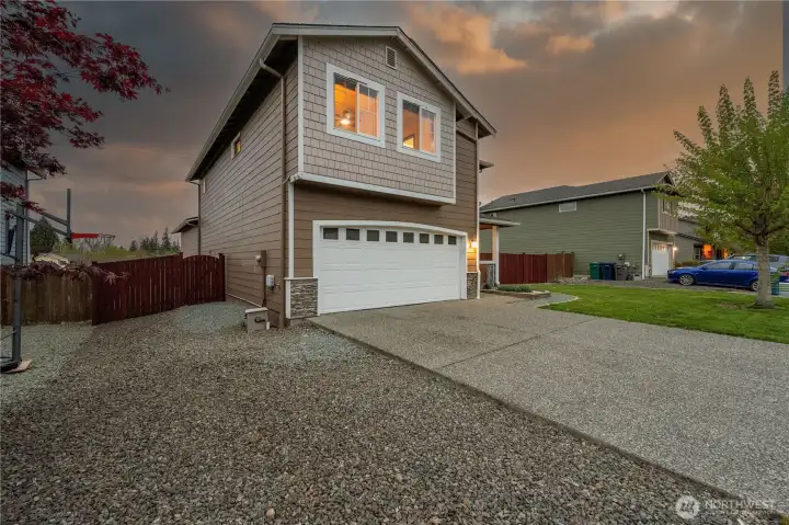 Picture your RV parked proudly in the gravel